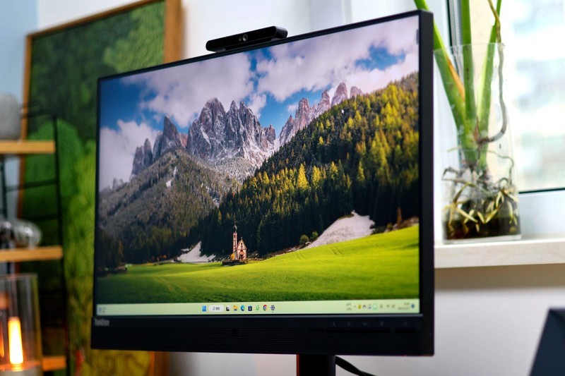 联想T24v-30显示器体验，自带红外高清摄像头，专为网课会议打造