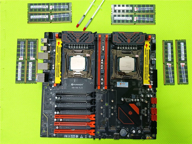 华南X99-F8D PLUS主板+双U：满足您一切内存性能！|华南金牌