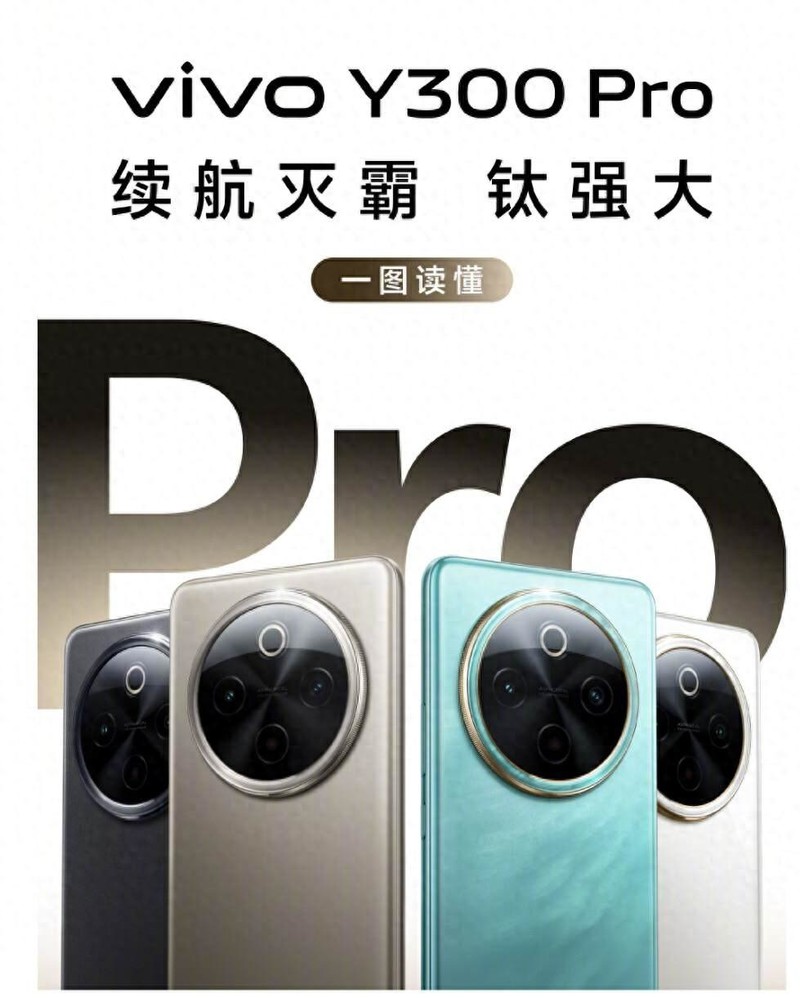 一图流带你了解vivo旗下Y系列全新产品——vivo Y300 Pro！