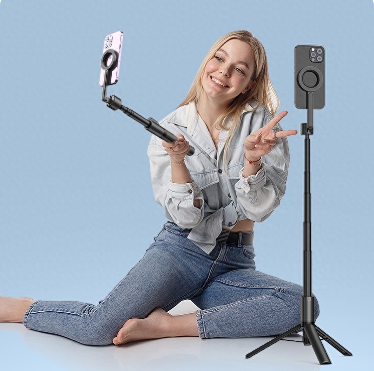 新款超强磁吸有多爽！SEAJIC施吉客磁吸自拍杆支架用一次就爱上！