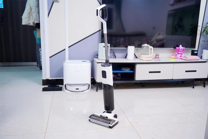 吸拖洗三位一体，边拖边吸，双倍洁净-SPARKUP F1洗地机分享