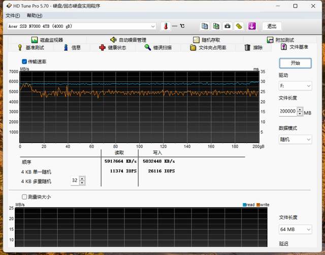 高性价比满速仓库盘，宏碁N7000 4T固态硬盘测评