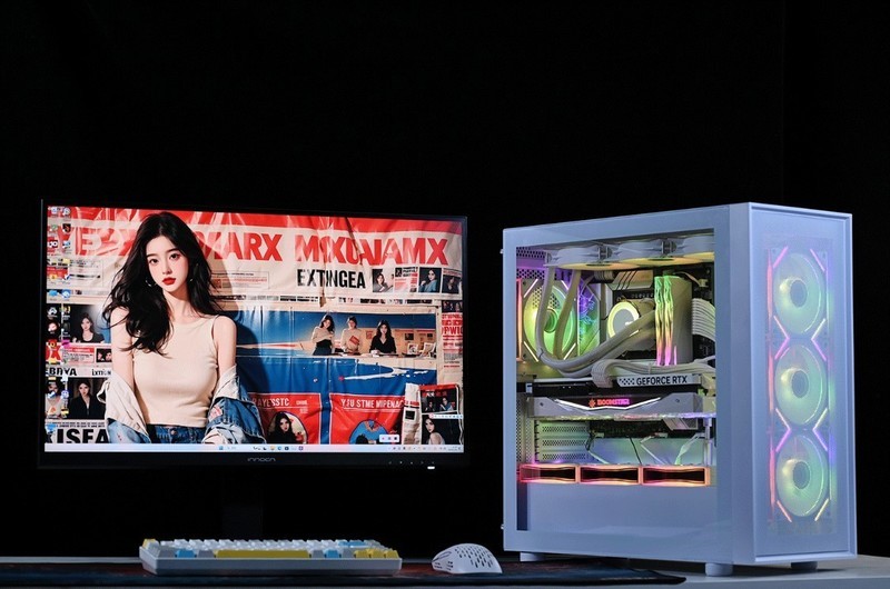 追求极致散热，颜值不妥协！13600KF+4070Super搭配先马朱雀5装机