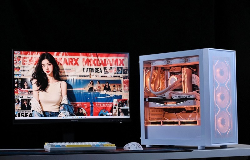 追求极致散热，颜值不妥协！13600KF+4070Super搭配先马朱雀5装机