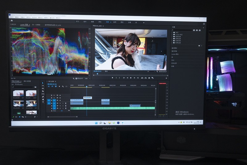 释放桌面与思想，4K高刷技嘉KVM电竞显示器，M32U带四套主机飞