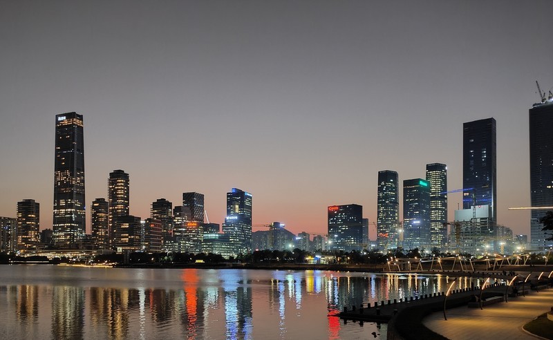 深圳湾夜景