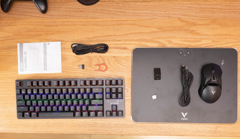 不足2百元入手，87键+无线+RGB+机械轴，雷柏V500Pro好用么