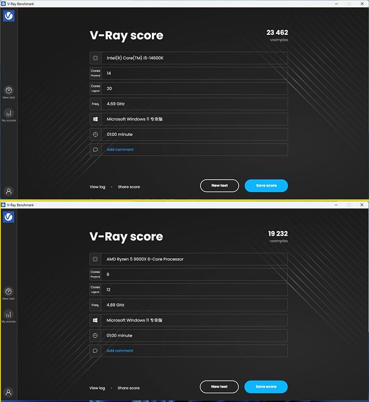 性能大对决：14600KF vs 9600X，谁更值得入手？