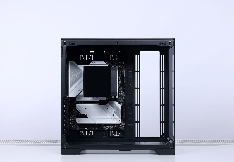 黑色风冷海景房装机方案：14600K+4070Ti S+九州风神数显冰立方风冷+安钛克C8海景房装