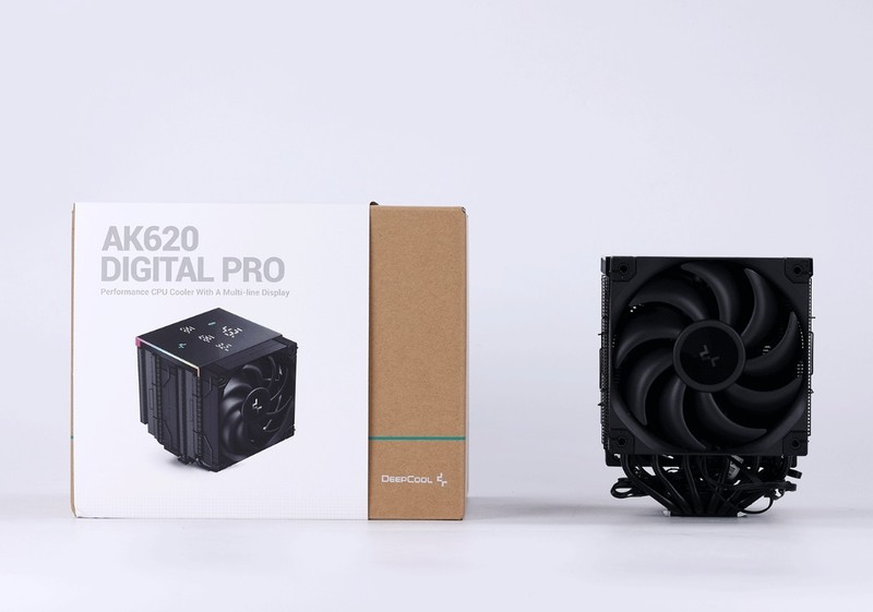 黑色风冷海景房装机方案：14600K+4070Ti S+九州风神数显冰立方风冷+安钛克C8海景房装