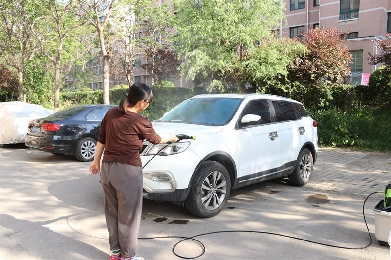 解决高层住户没法洗车的痛点！绿田创T5洗车机体验分享