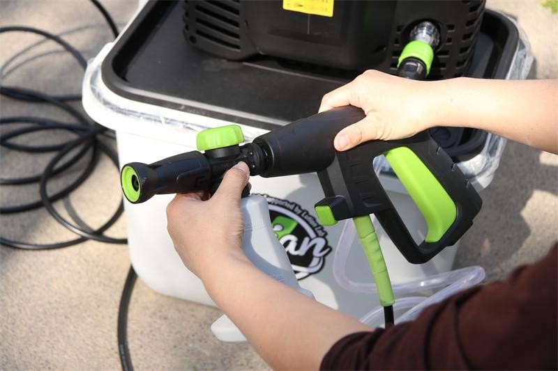 解决高层住户没法洗车的痛点！绿田创T5洗车机体验分享