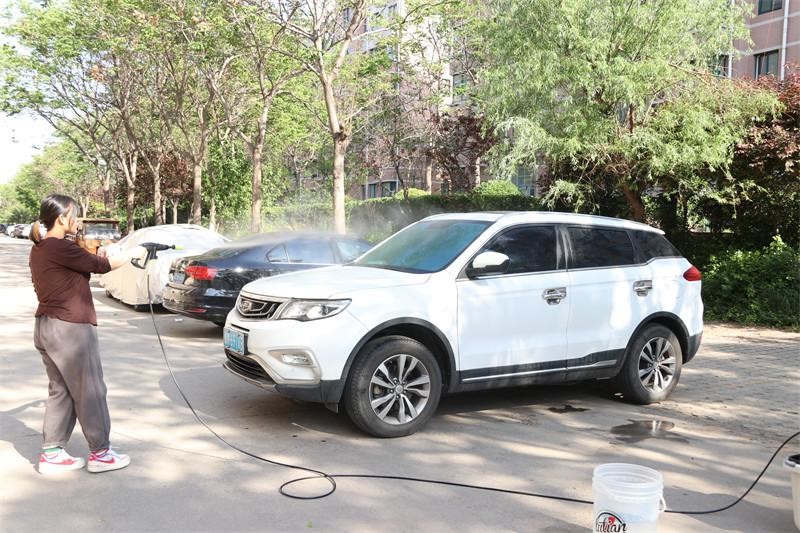 解决高层住户没法洗车的痛点！绿田创T5洗车机体验分享