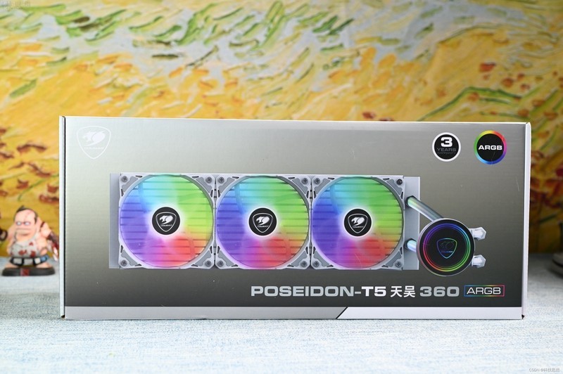 设计简约的骨伽双刃机箱，配上骨伽天吴T5散热器，真是装机好搭档