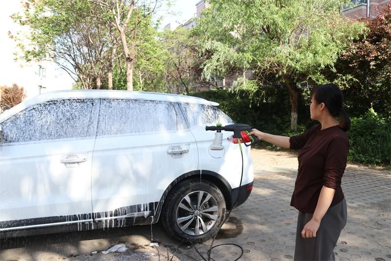 解决高层住户没法洗车的痛点！绿田创T5洗车机体验分享