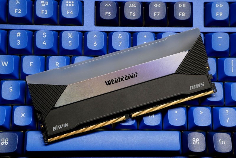 3倍RGB发光面积 能超8000MHz 佰维存储WOOKONG DX100内存评测