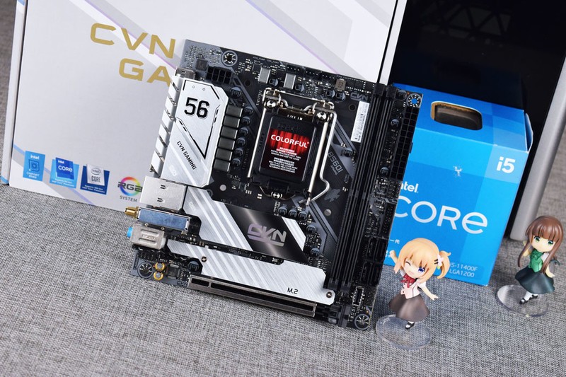 酷炫小巧的老头乐，英特尔11400F+七彩虹B560I 简单装机试玩