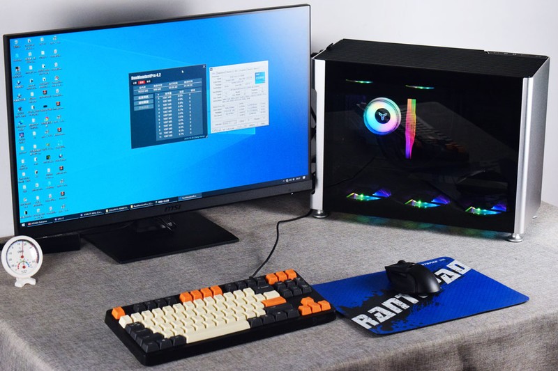 酷炫小巧的老头乐，英特尔11400F+七彩虹B560I 简单装机试玩