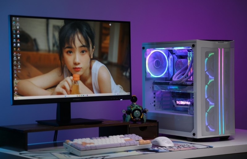 9月装机推荐，静音与高效散热兼备！13600K+4060Ti纯白高颜值主机