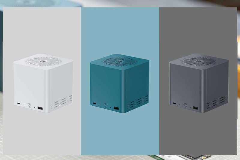 内置6个M.2硬盘位，可搭建全闪NAS，千元级迷你主机零刻ME mini