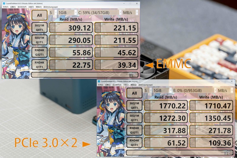 内置6个M.2硬盘位，可搭建全闪NAS，千元级迷你主机零刻ME mini