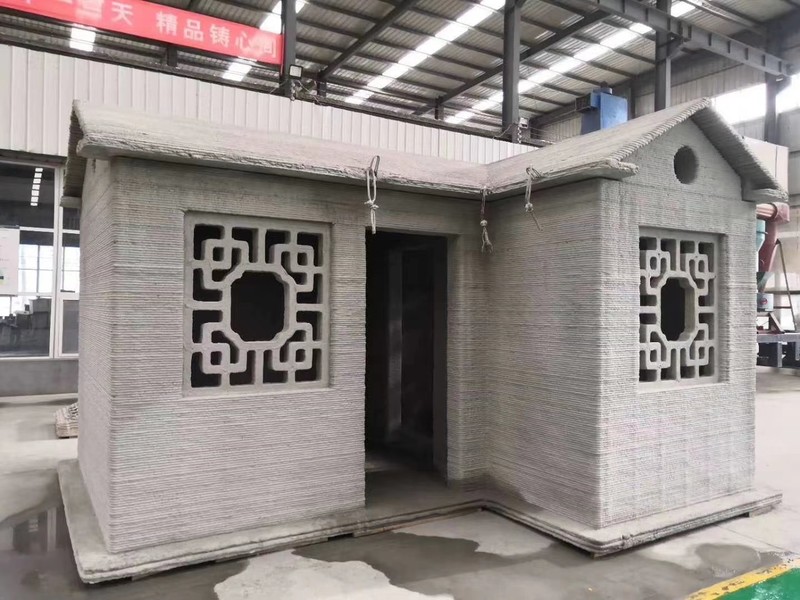 太空灰3D打印房屋建筑