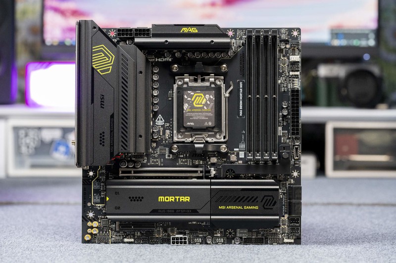 B850主板就给2条PCIe 5，微星MAG B850M MORTAR WIFI主板评测