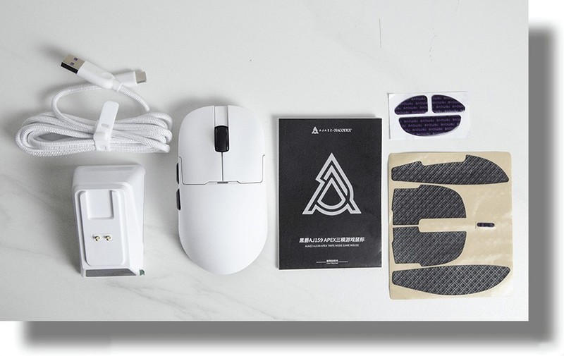 出生就定位高端，精准能打的黑爵AJ159 APEX三模游戏鼠标入手体验