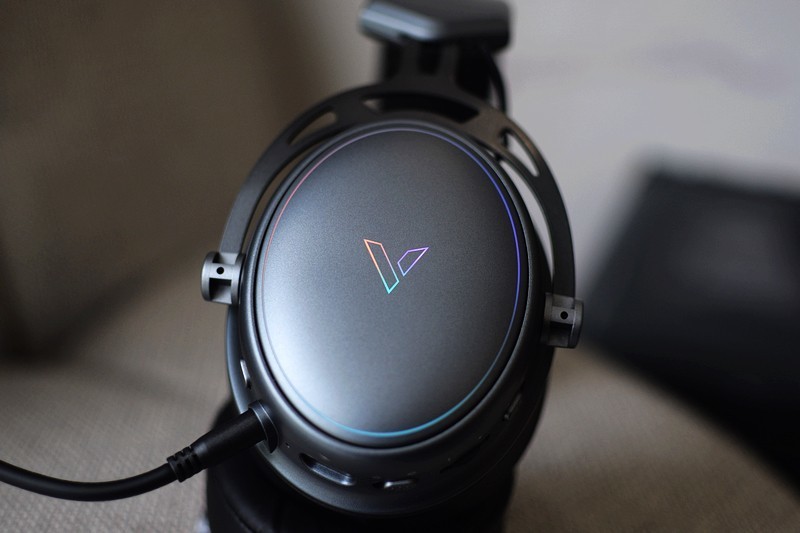 物理双音腔结构 雷柏VH800双模无线RGB游戏耳机