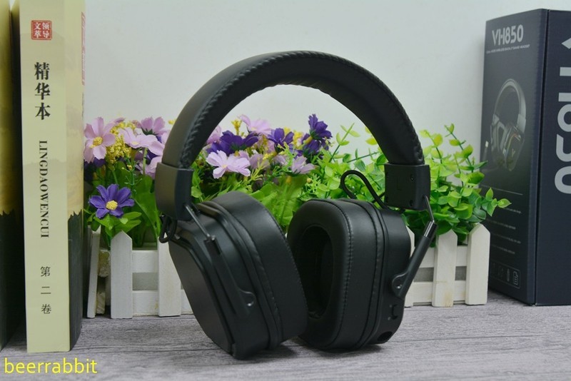 雷柏VH850游戏耳机：三模 双音腔 兼容多平台