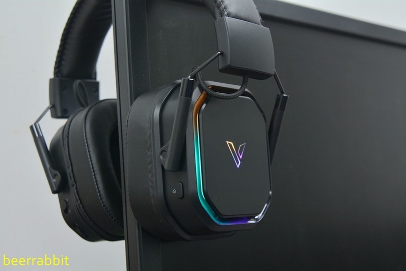 雷柏VH850游戏耳机：三模 双音腔 兼容多平台