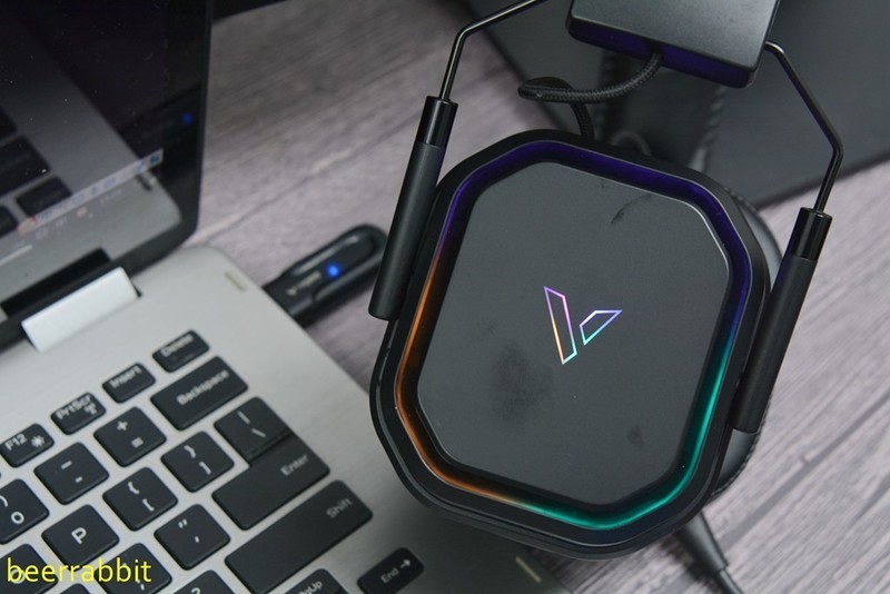 雷柏VH850游戏耳机：三模 双音腔 兼容多平台