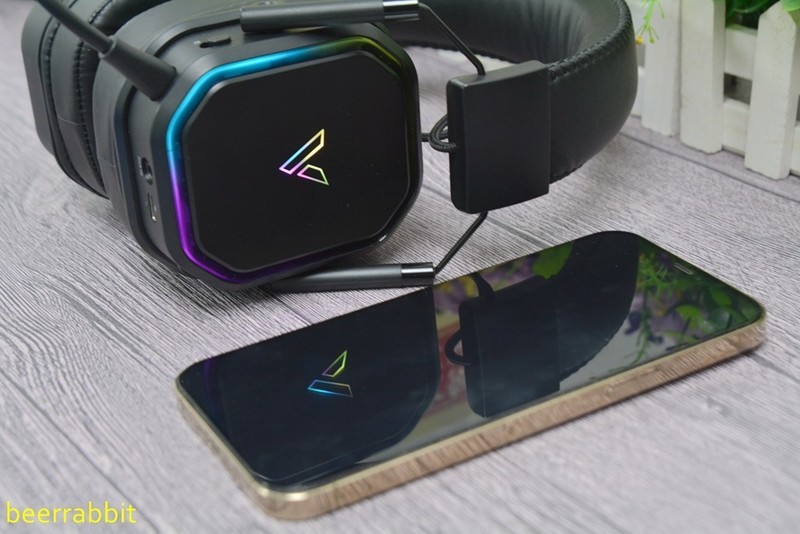 雷柏VH850游戏耳机：三模 双音腔 兼容多平台