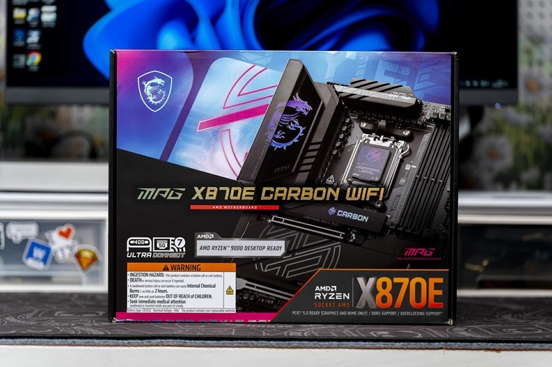 预售3499元的暗黑主板，微星MPG X870E CARBON WIFI开箱来了