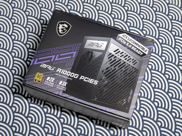 顶级配置一步到位，微星MPG A1000G PCIE5电源分?享