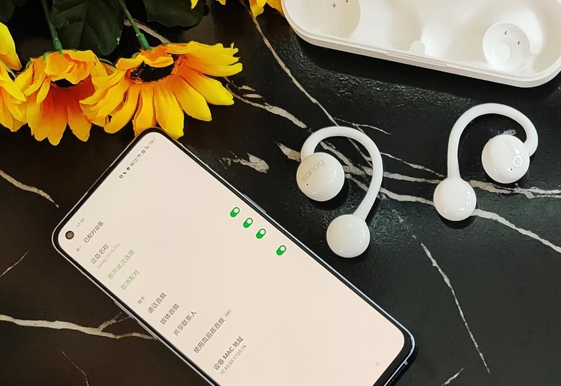 高颜值，无压感，音质好，sanag塞那Z61耳挂式耳机