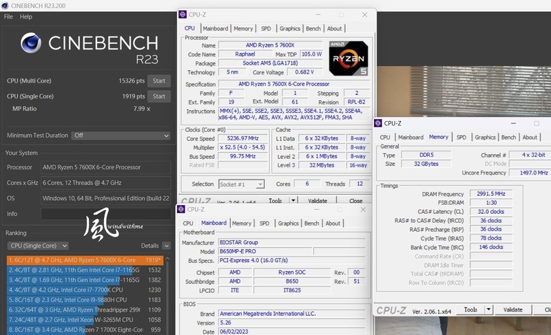 BIOSTAR入门级B650MP-E PRO搭载AMD 7600X与Intel ARC A380实测