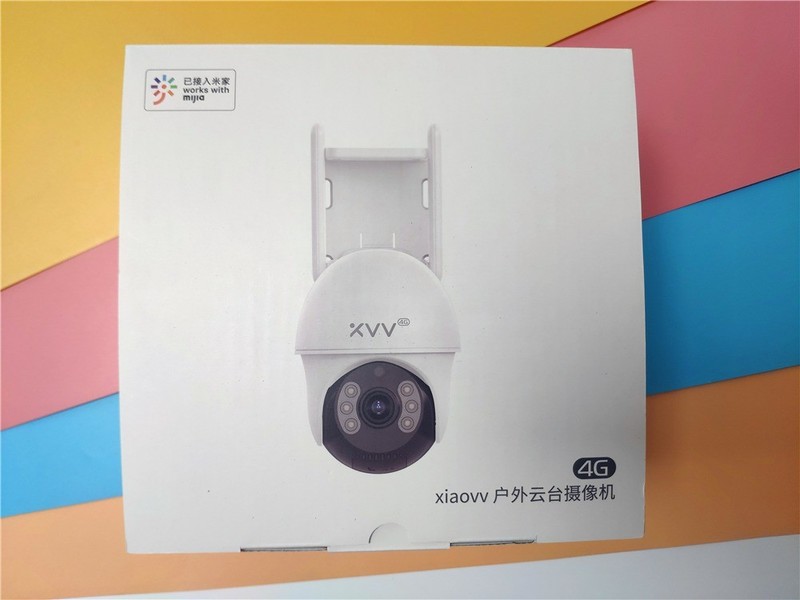 xiaovv户外云台摄像机 4G版，有电无WiFi，远程家庭看护依旧轻松