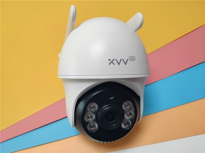 xiaovv户外云台摄像机 4G版，有电无WiFi，远程家庭看护依旧轻松