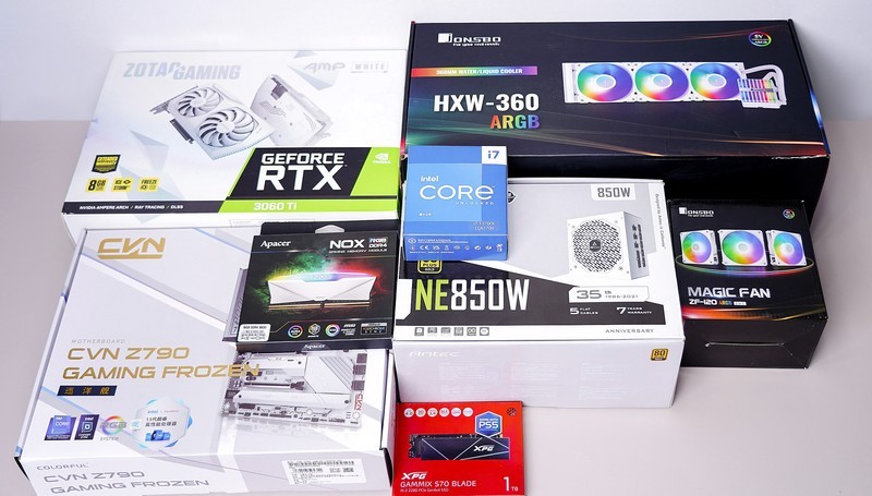 上了13代的车，花费万元攒高颜值主机，果然白色和RGB更配！