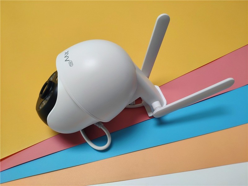 xiaovv户外云台摄像机 4G版，有电无WiFi，远程家庭看护依旧轻松