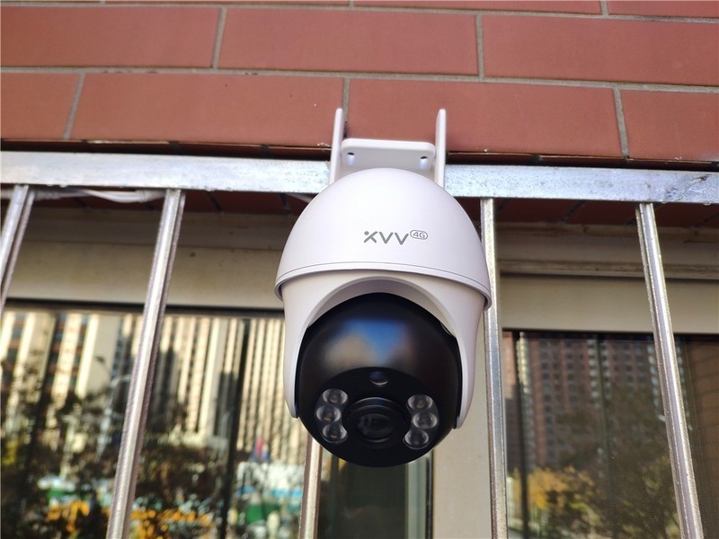 xiaovv户外云台摄像机 4G版，有电无WiFi，远程家庭看护依旧轻松