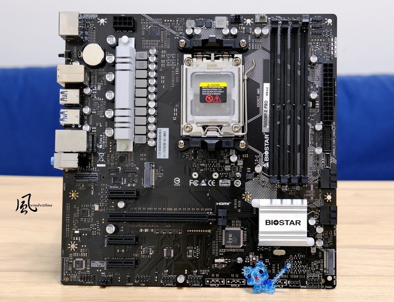 BIOSTAR入门级B650MP-E PRO搭载AMD 7600X与Intel ARC A380实测