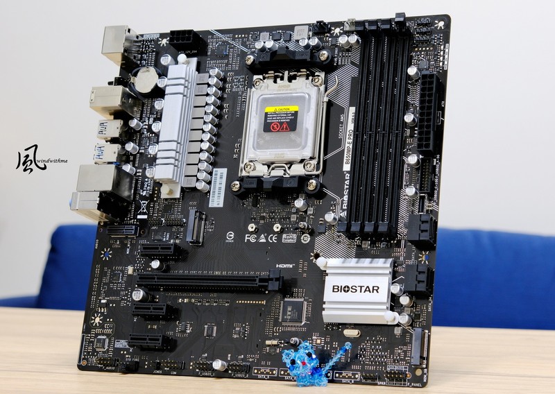 BIOSTAR入门级B650MP-E PRO搭载AMD 7600X与Intel ARC A380实测