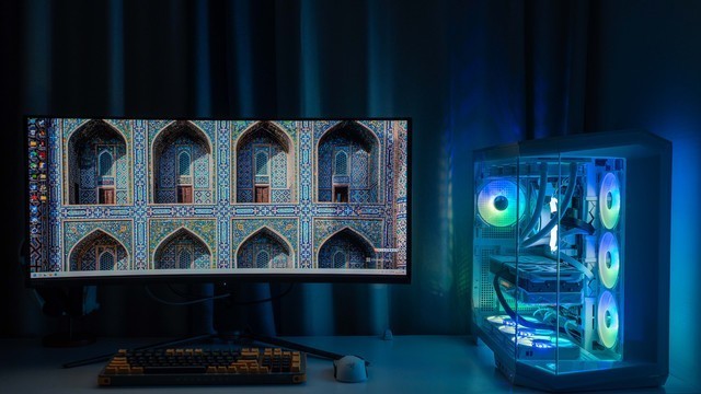 突出一个通透，微星MAG PANO 100L PZ WIHTE白刃PLUS海景房机箱晒单