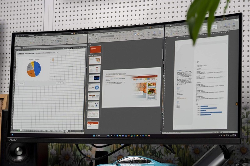 微星34寸QD-OLED带鱼屏体验，240Hz高刷游戏办公但用难回