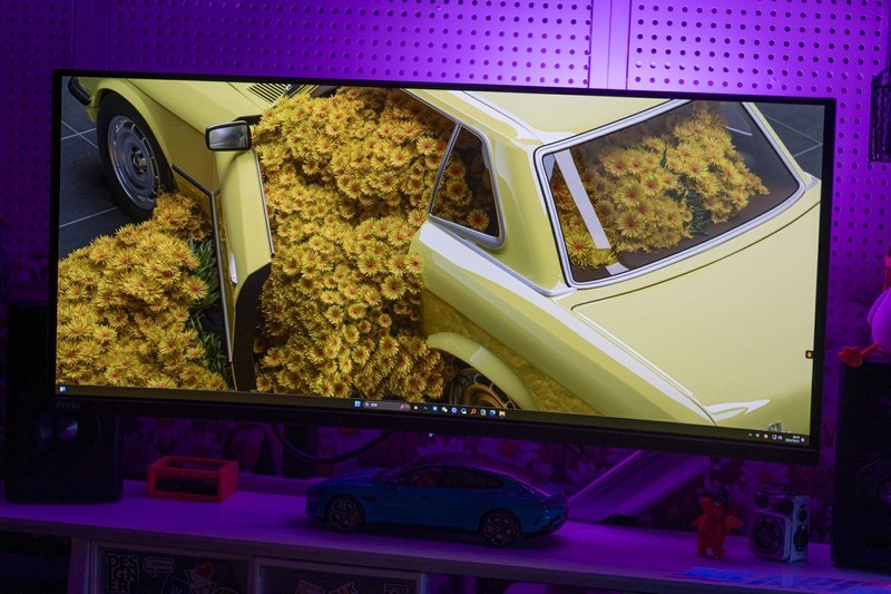 微星34寸QD-OLED带鱼屏体验，240Hz高刷游戏办公但用难回