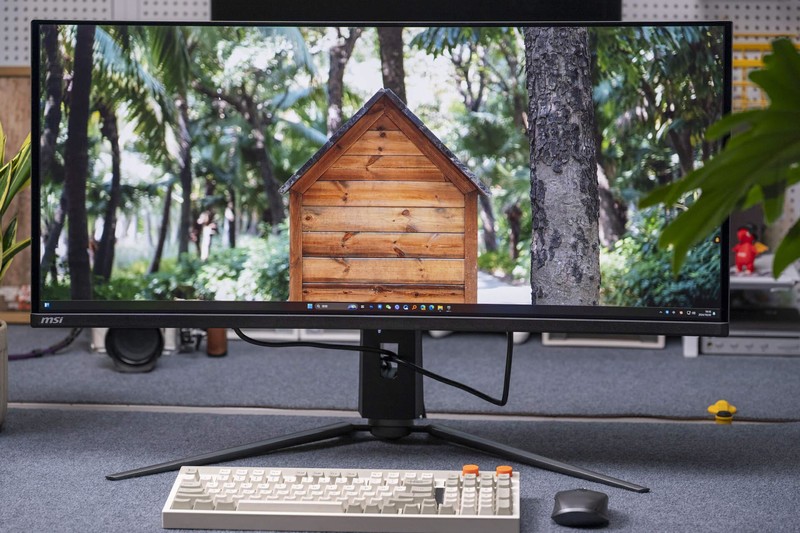 微星34寸QD-OLED带鱼屏体验，240Hz高刷游戏办公但用难回