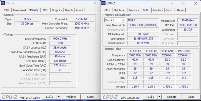 白嫖变8000MHz 宏碁掠夺者Pallas Ⅱ DDR5 6400MHz 32GB内存条实测