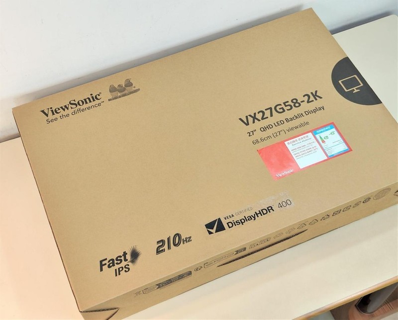 百元性价比显示器如何选？优派VX27G58-2K显示器，210Hz高刷新、2K分辨率